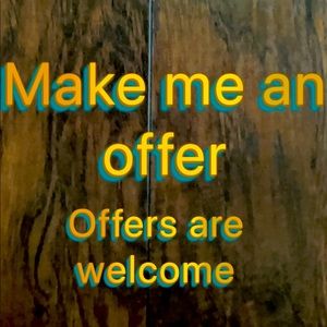 ALL OFFERS ARE WELCOME IF NOT ILL COUNTER OFF BACK!